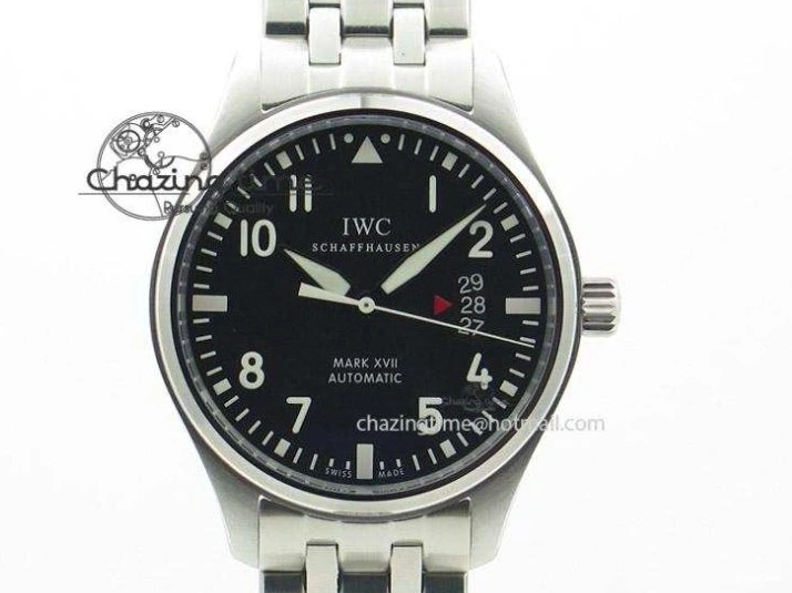 MIROTIME 0501 Mark XVI 1:1 Best Edition MK Maker SS Black Dial A2892 On Black Leather Strap Chic 7371